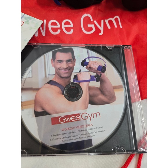 Gwee Gym Total Body Workout Fitness System Kit with DVD, Guides and Bag - Picture 5 of 6